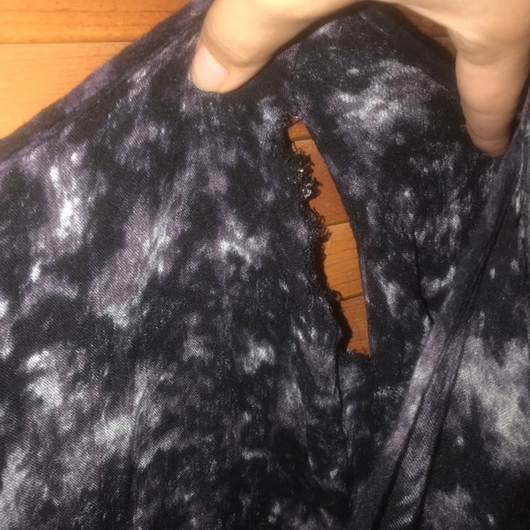 boho black and purple dress - Picture 4 of 4